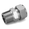 Compression fitting Let-lok to external thread NPT straight 768L